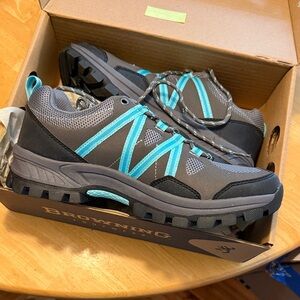 Browning Gray and Teal Hiking Shoes